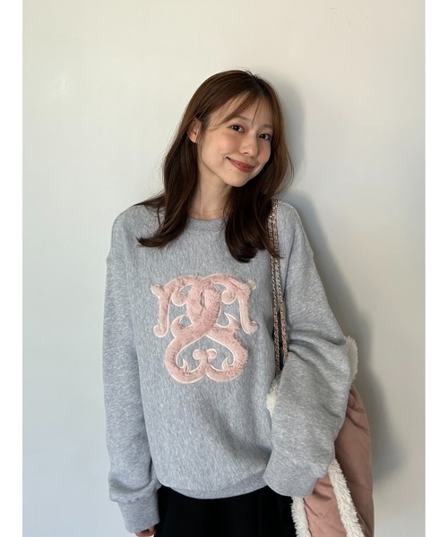 WEB限定/ボアコレクション】ボアロゴスウェット（スウェット）｜SNIDEL