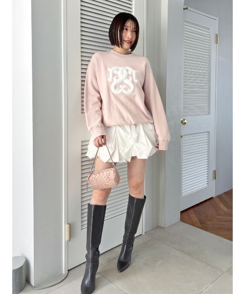 WEB限定/ボアコレクション】ボアロゴスウェット（スウェット）｜SNIDEL