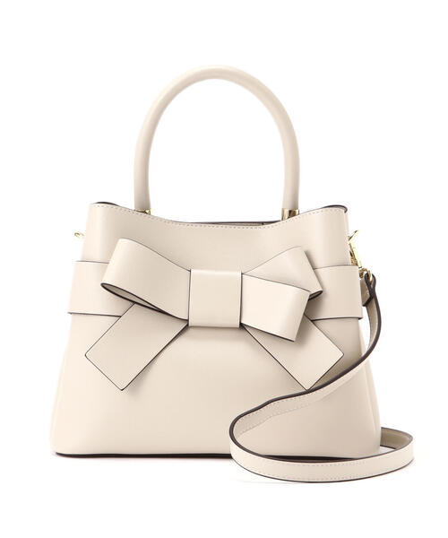 EDIT COLOGNE（エディットコロン）の「フロントリボンバッグ（ショルダーバッグ・レディース・ブラウン系その他/ベージュ/ホワイト系その他/ベージュ系その他・ﾌﾘ-）」の14枚目の写真