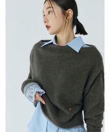 LAGUNAMOON | フォックスブレンドオフショルニットプルオーバー(ニット/セーター)