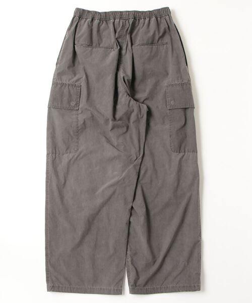 ATON（エイトン）の「【ATON】 PIGMENT AIR WEATHER UTILITY CARGO PANTS（カーゴパンツ・メンズ・グレー・4）」の2枚目の写真