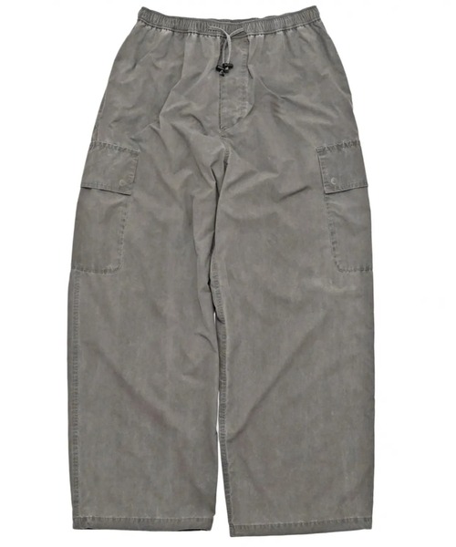 ATON（エイトン）の「【ATON】 PIGMENT AIR WEATHER UTILITY CARGO PANTS（カーゴパンツ・メンズ・グレー・4）」の3枚目の写真