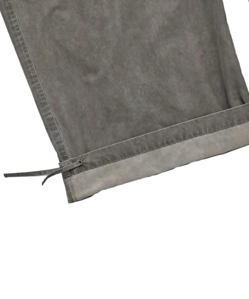 ATON（エイトン）の「【ATON】 PIGMENT AIR WEATHER UTILITY CARGO PANTS（カーゴパンツ・メンズ・グレー・4）」の6枚目の写真