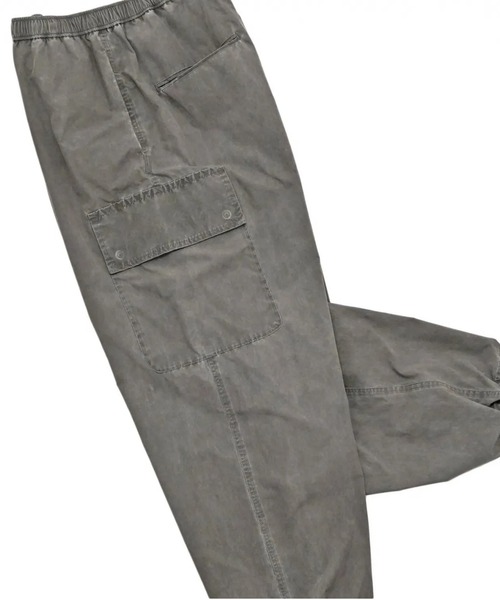 ATON（エイトン）の「【ATON】 PIGMENT AIR WEATHER UTILITY CARGO PANTS（カーゴパンツ・メンズ・グレー・4）」の7枚目の写真