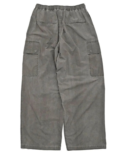 ATON（エイトン）の「【ATON】 PIGMENT AIR WEATHER UTILITY CARGO PANTS（カーゴパンツ・メンズ・グレー・4）」の8枚目の写真