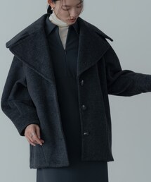 GALLEST（ギャレスト）の「ビッグカラーダブルフェイスコート（チェスターコート）」
