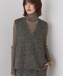 Rouge vif | 【セットアップ対応】ポリウーリングカルゼVネックベスト(ベスト)