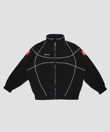 lottoロットナイロンジャケットアノラックユーロ90s刺繍ロゴホワイトメンズL