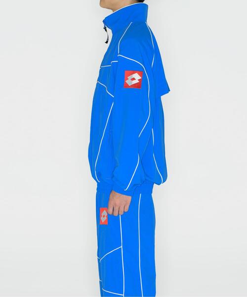 LOTTO（ロット）の「LOTTO　LINE NYLON BLOUSON（ナイロンジャケット・メンズ・ネイビー/ブラック/ブルー・X-LARGE/MEDIUM/LARGE/XX-LARGE）」の12枚目の写真