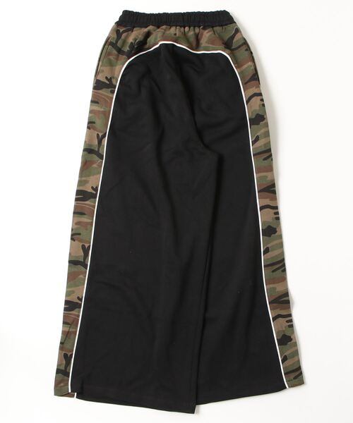 Vini（ヴィニ）の「迷彩　ワイドスウェットパンツ（スウェットパンツ・レディース・ブラック・FREE）」の3枚目の写真