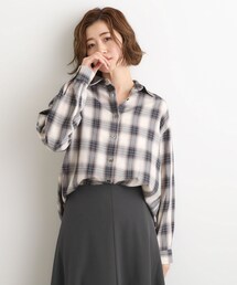 grove | 今の季節にちょうどいい オンブレーチェックシャツ(シャツ/ブラウス)
