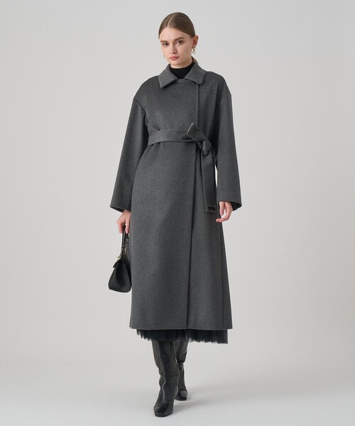 カシミヤステンカラーコート（トレンチコート）｜ANAYI（アナイ）の