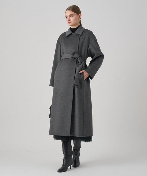 カシミヤステンカラーコート（トレンチコート）｜ANAYI（アナイ）の