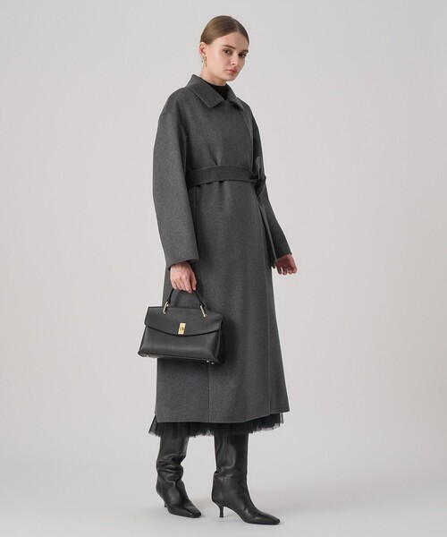 カシミヤステンカラーコート（トレンチコート）｜ANAYI（アナイ）の