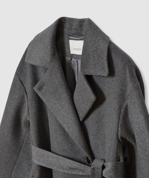 カシミヤステンカラーコート（トレンチコート）｜ANAYI（アナイ）の