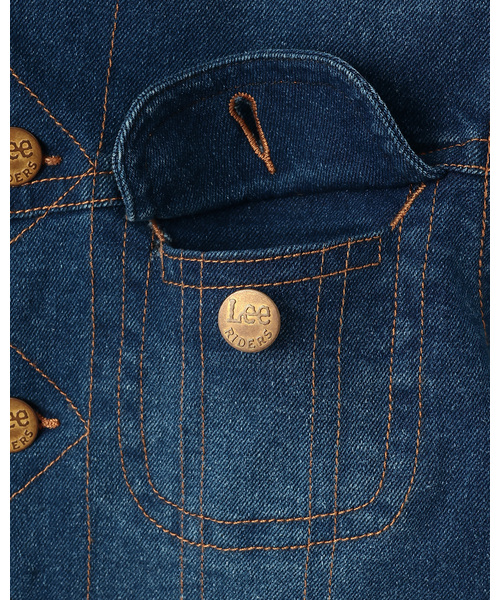 セール】【Lee】コーデュロイ襟デニムジャケット（ブルゾン）｜petit