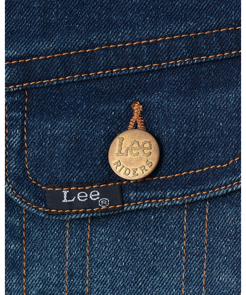 セール】【Lee】コーデュロイ襟デニムジャケット（ブルゾン）｜petit