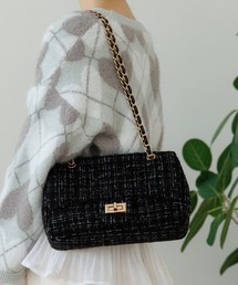 flower | ツイードチェーンバッグ(ショルダーバッグ)