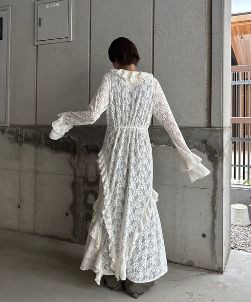 ワンピース AMERI scd513 Ameri（アメリ）の「UND 2WAY CUT LACE FRILL DRESS（ワンピース