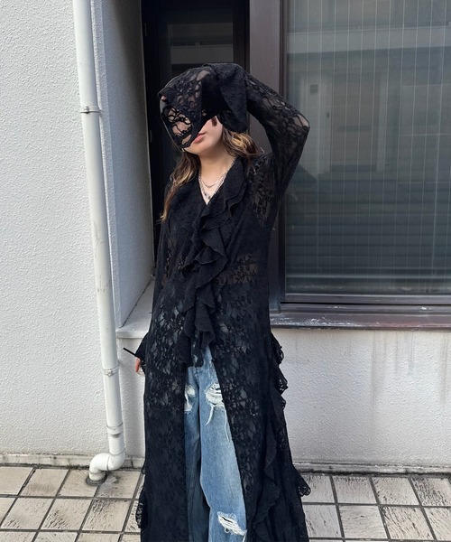 【美品】アメリヴィンテージ2WAY DRESS レース Ameri（アメリ）の「2WAY SCOOP OUT LACE DRESS（ワンピース