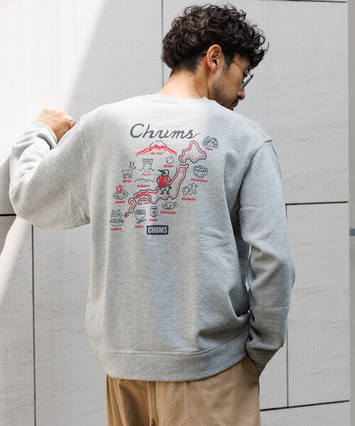 CHUMS」 スウェットカットソー L グレー レディース セール】限定展開 