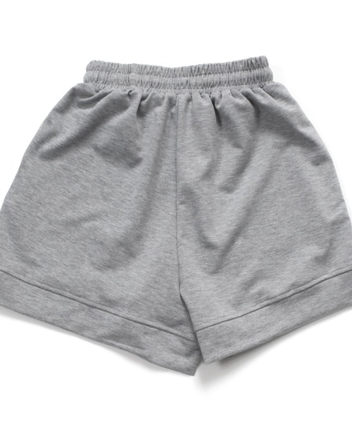 Belle Cie(ベルシー)の「快適ウエストゴム脚すっきりAラインスウェットショートパンツ(スウェットパンツ・レディース・グレー/ブラック・XL/L/M)」の5枚目の写真