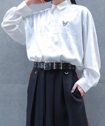 REZEN | 蝶刺繍ジャガードシャツ(シャツ/ブラウス)