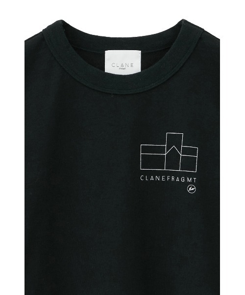 CLANE（クラネ）の「CLANE x FRGMT CROPPED TEE（Tシャツ/カットソー・レディース・ホワイト/ブラック・S/M）」の14枚目の写真