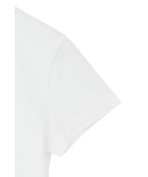 CLANE（クラネ）の「CLANE x FRGMT CROPPED TEE（Tシャツ/カットソー・レディース・ホワイト/ブラック・S/M）」の8枚目の写真