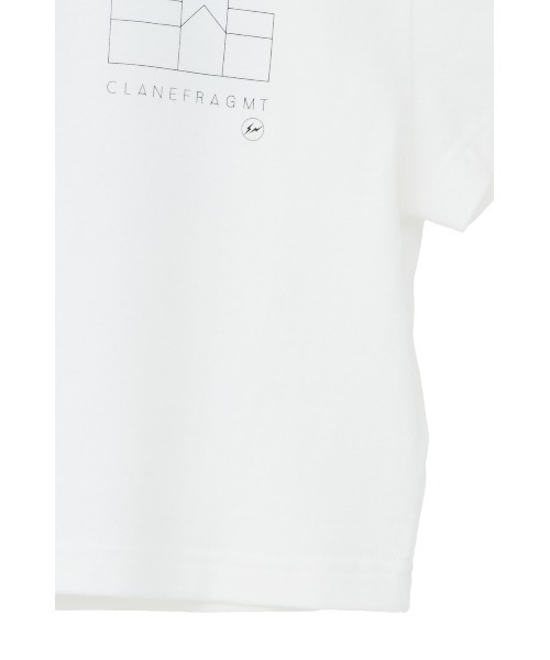 CLANE（クラネ）の「CLANE x FRGMT CROPPED TEE（Tシャツ/カットソー・レディース・ホワイト/ブラック・S/M）」の9枚目の写真