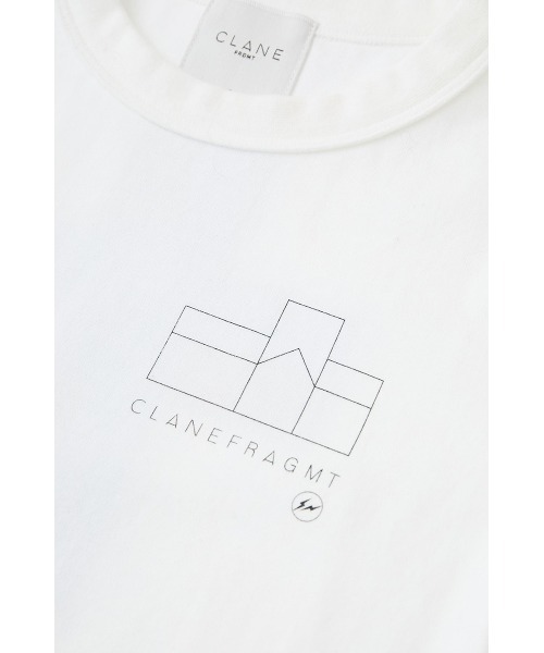 CLANE（クラネ）の「CLANE x FRGMT CROPPED TEE（Tシャツ/カットソー・レディース・ホワイト/ブラック・S/M）」の10枚目の写真