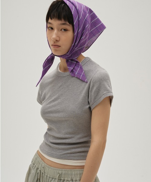 TODAYFUL(トゥデイフル)の「Compact Smooth T-shirts(Tシャツ/カットソー・レディース・キナリ/チョコ/ベビーピンク/グレー・FREE)」の13枚目の写真
