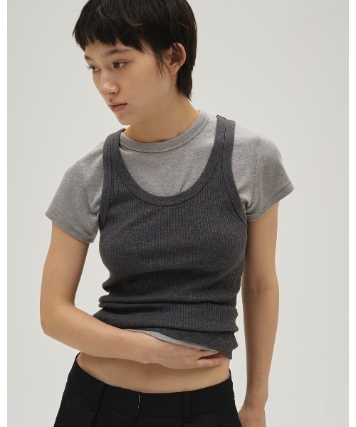 TODAYFUL(トゥデイフル)の「Compact Smooth T-shirts(Tシャツ/カットソー・レディース・キナリ/チョコ/ベビーピンク/グレー・FREE)」の19枚目の写真