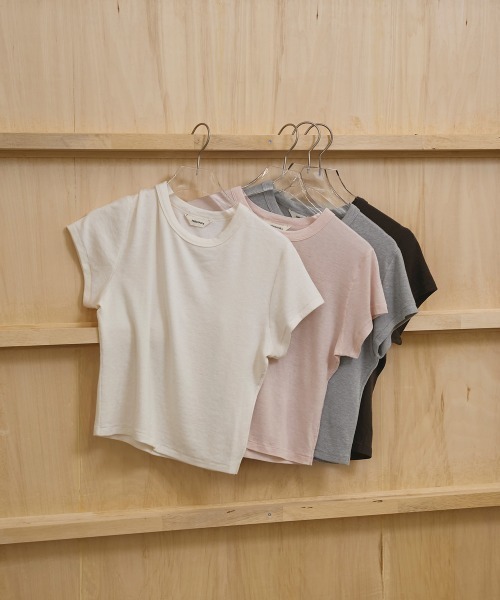 TODAYFUL(トゥデイフル)の「Compact Smooth T-shirts(Tシャツ/カットソー・レディース・キナリ/チョコ/ベビーピンク/グレー・FREE)」の20枚目の写真