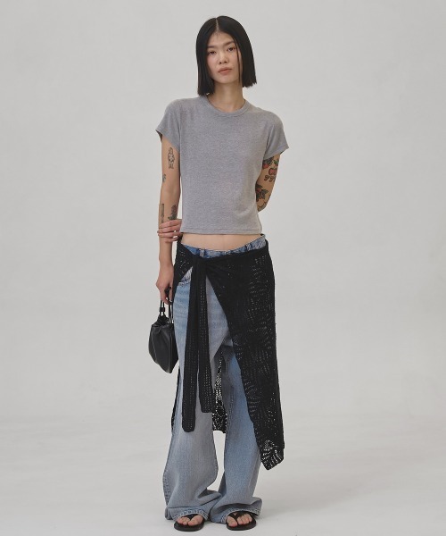 TODAYFUL(トゥデイフル)の「Compact Smooth T-shirts(Tシャツ/カットソー・レディース・キナリ/チョコ/ベビーピンク/グレー・FREE)」の22枚目の写真