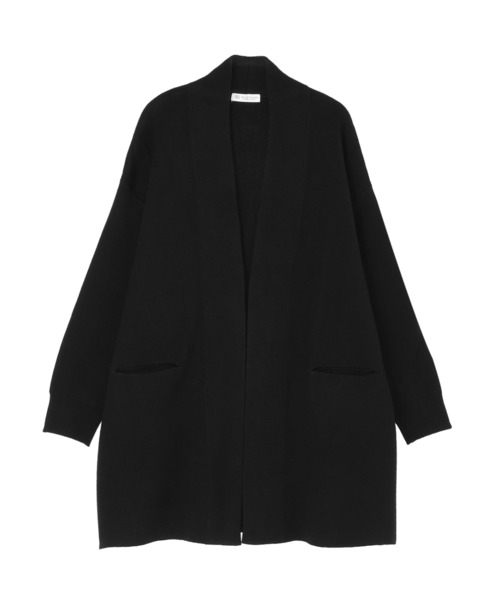 TOKYO SHIRTS（トウキョウシャツ）の「ワッフルジャカード トッパー コーディガン（カーディガン/ボレロ・レディース・チャコール/ベージュ/グレー/ブラック・M/L）」の5枚目の写真