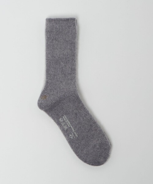 Steven Alan(スティーブンアラン)の「<MARCOMONDE × Steven Alan>MOHAIR MIX SOCKS/ソックス(ソックス/靴下・レディース・パープル/ダークブラウン/オフホワイト/グレー系・FREE)」の2枚目の写真