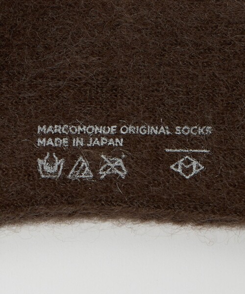 Steven Alan(スティーブンアラン)の「<MARCOMONDE × Steven Alan>MOHAIR MIX SOCKS/ソックス(ソックス/靴下・レディース・パープル/ダークブラウン/オフホワイト/グレー系・FREE)」の14枚目の写真
