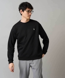 a.v.v | 【イージーケア/毛玉になりにくい】アゼダブルフェイスワンポイント刺繍プルオーバー(Tシャツ/カットソー)