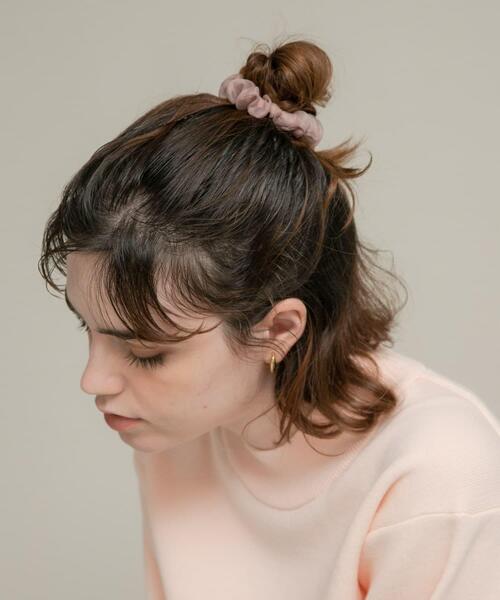 URBAN RESEARCH Sonny Label（アーバンリサーチサニーレーベル）の「チュールミニシュシュ（ヘアゴム・レディース・ブラック/グレー/ピンク・ONE）」の10枚目の写真