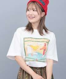 チチカカ（チチカカ）の「大人の図鑑コラボ　Ｔシャツ（ルームウェア/パジャマ）」