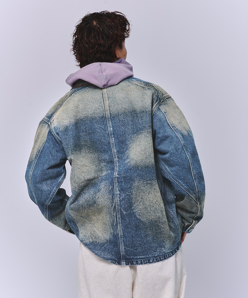 JOINT WORKS(ジョイントワークス)の「J デニムカバーオール(デニムジャケット・メンズ・ブラック/ネイビー・MEDIUM/LARGE)」の15枚目の写真