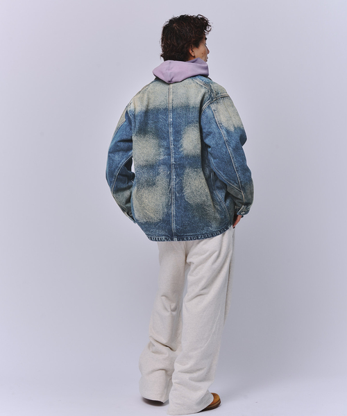 JOINT WORKS(ジョイントワークス)の「J デニムカバーオール(デニムジャケット・メンズ・ブラック/ネイビー・MEDIUM/LARGE)」の22枚目の写真