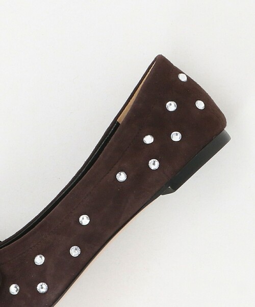 Pippichic（ピッピシック）の「【別注】＜PIPPICHIC＞AMBER ビジュー バレエシューズ（バレエシューズ・レディース・ダークブラウン・37h/36h/36/37）」の9枚目の写真