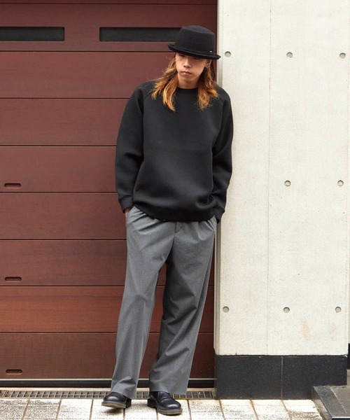 KANGOL（カンゴール）の「KANGOL/カンゴール  Wool Mowbray ウールポークパイハット（ハット・メンズ・ブラック/キャメル・M/L/XL）」の13枚目の写真