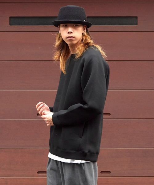 KANGOL（カンゴール）の「KANGOL/カンゴール  Wool Mowbray ウールポークパイハット（ハット・メンズ・ブラック/キャメル・M/L/XL）」の11枚目の写真