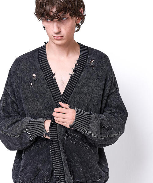 DANKE SCHON（ダンケシェーン）の「DankeSchon/ダンケシェーン/MILS KNIT CARDIGAN（カーディガン/ボレロ・レディース・ベージュ/ブラック・M/L）」の14枚目の写真