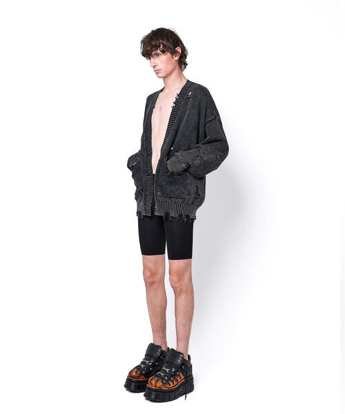 DANKE SCHON（ダンケシェーン）の「DankeSchon/ダンケシェーン/MILS KNIT CARDIGAN（カーディガン/ボレロ・レディース・ベージュ/ブラック・M/L）」の15枚目の写真