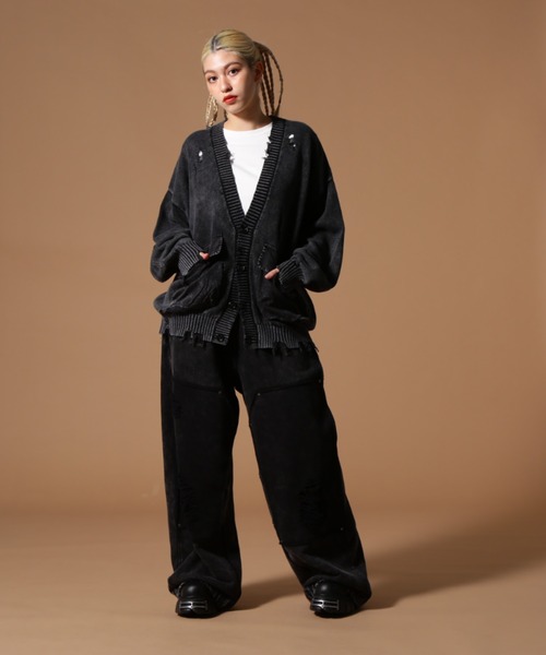 DANKE SCHON（ダンケシェーン）の「DankeSchon/ダンケシェーン/MILS KNIT CARDIGAN（カーディガン/ボレロ・レディース・ベージュ/ブラック・M/L）」の7枚目の写真