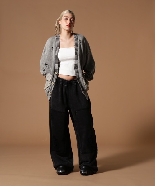 DANKE SCHON（ダンケシェーン）の「DankeSchon/ダンケシェーン/MILS KNIT CARDIGAN（カーディガン/ボレロ・レディース・ベージュ/ブラック・M/L）」の11枚目の写真